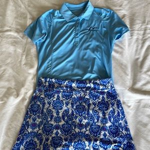Women shirt and skirt set